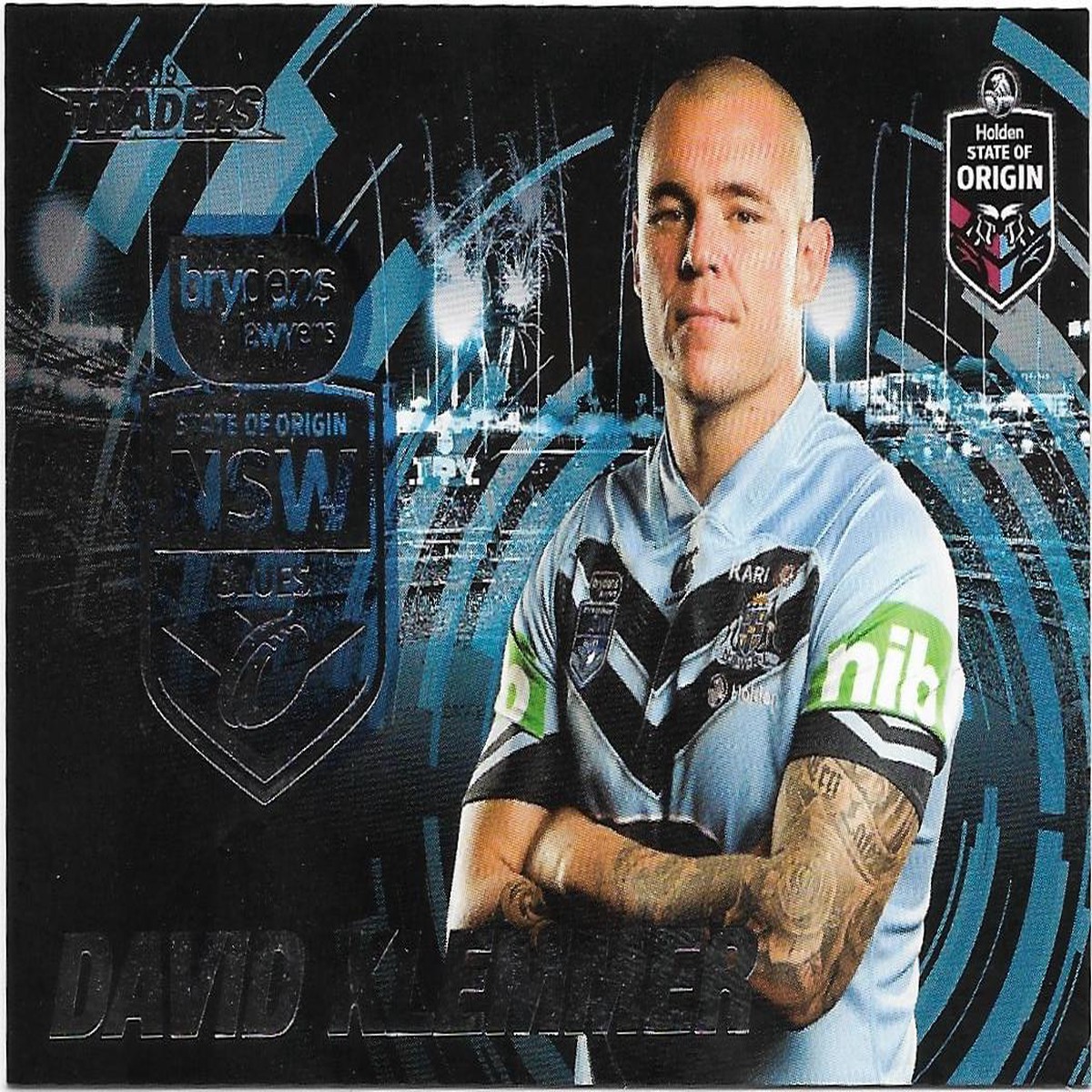 2019 Traders State Of Origin (SOO09) David Klemmer NSW