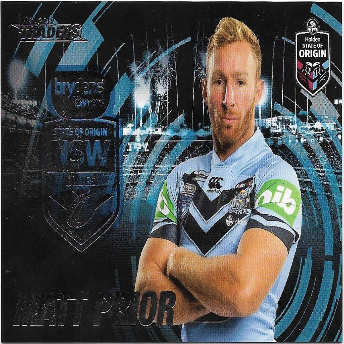 2019 Traders State Of Origin (SOO13) Matt Prior NSW