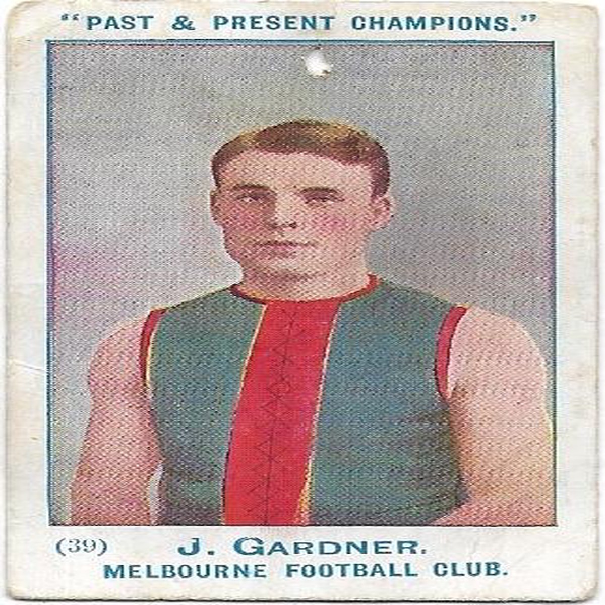 1905 Past & Present Champions  Melbourne  J. Gardner