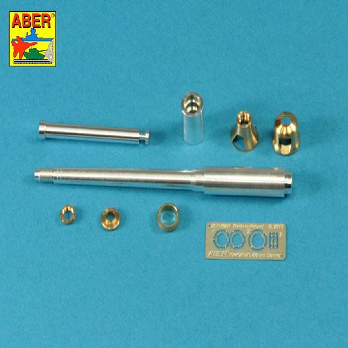 ABER 35L076N 88mm KwK36/L56 barrel for German Tank Tiger I, Ausf. E - with early muzzle brake