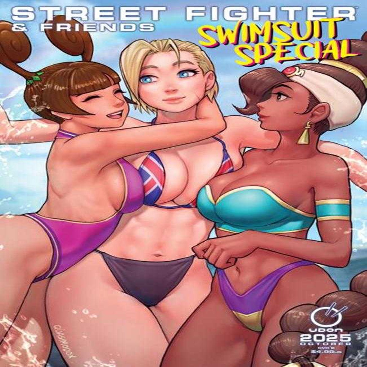 2025 Street Fighter & Friends Swimsuit Special #1 (One Shot) Cover B Quasimodox Variant
