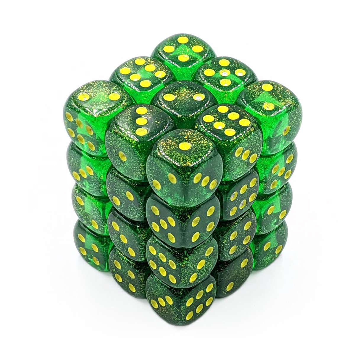 Chessex 12mm Borealis Maple 36ct D6 Set (27965) - 27965 12mm D6 Borealis Maple