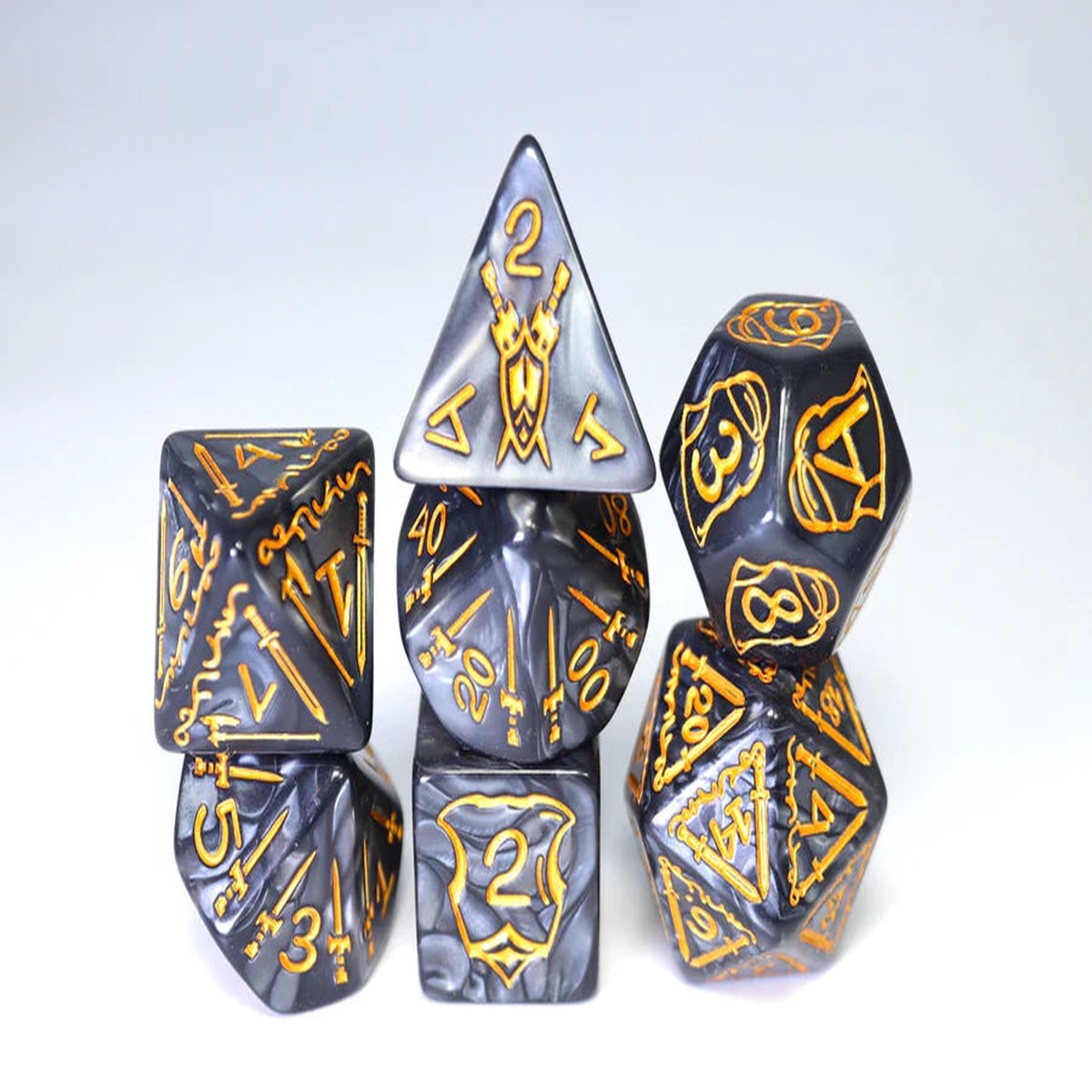 Queen's Armory: Cursed - 25mm RPG Dice Set - Cursed Queen's Armory
