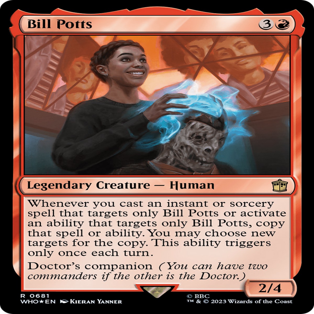 Bill Potts (Surge Foil) [Doctor Who] - Near Mint/Excellent Foil