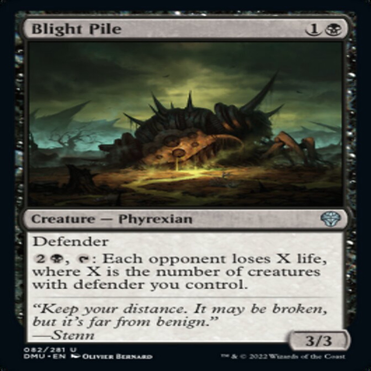 Blight Pile [Dominaria United] - Near Mint/Excellent
