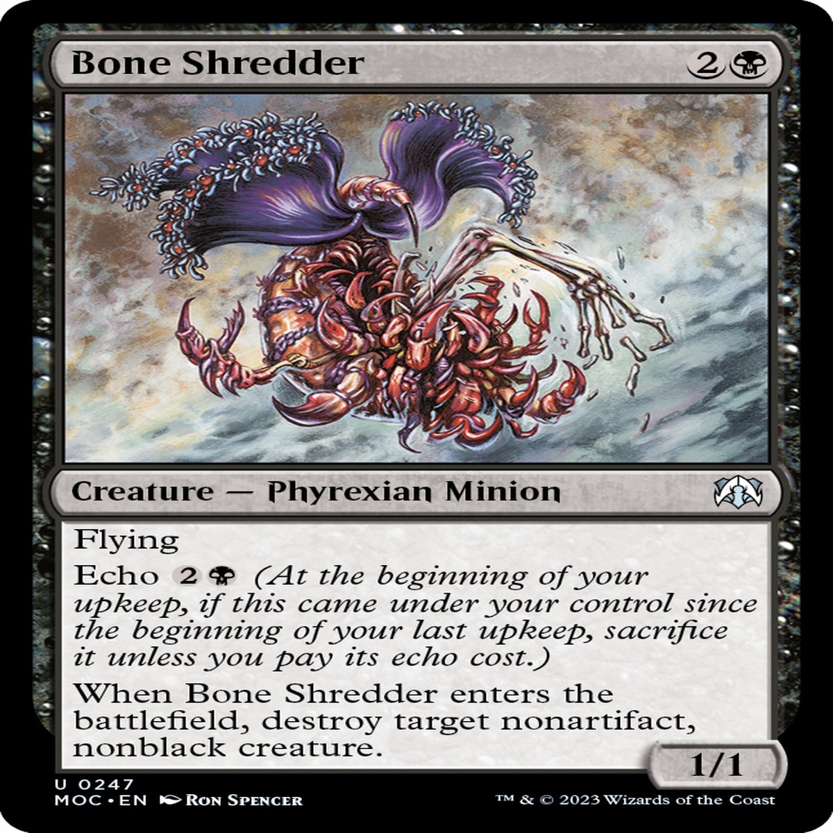 Bone Shredder [March of the Machine Commander] - NM