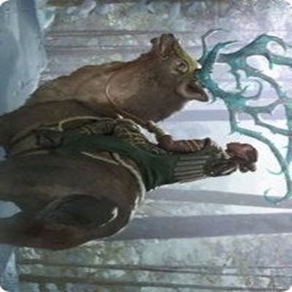Boreal Outrider Art Card [Kaldheim Art Series] - NM