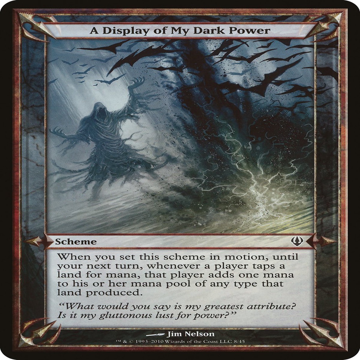A Display of My Dark Power (Schemes) [Archenemy Schemes] - Near Mint/Excellent