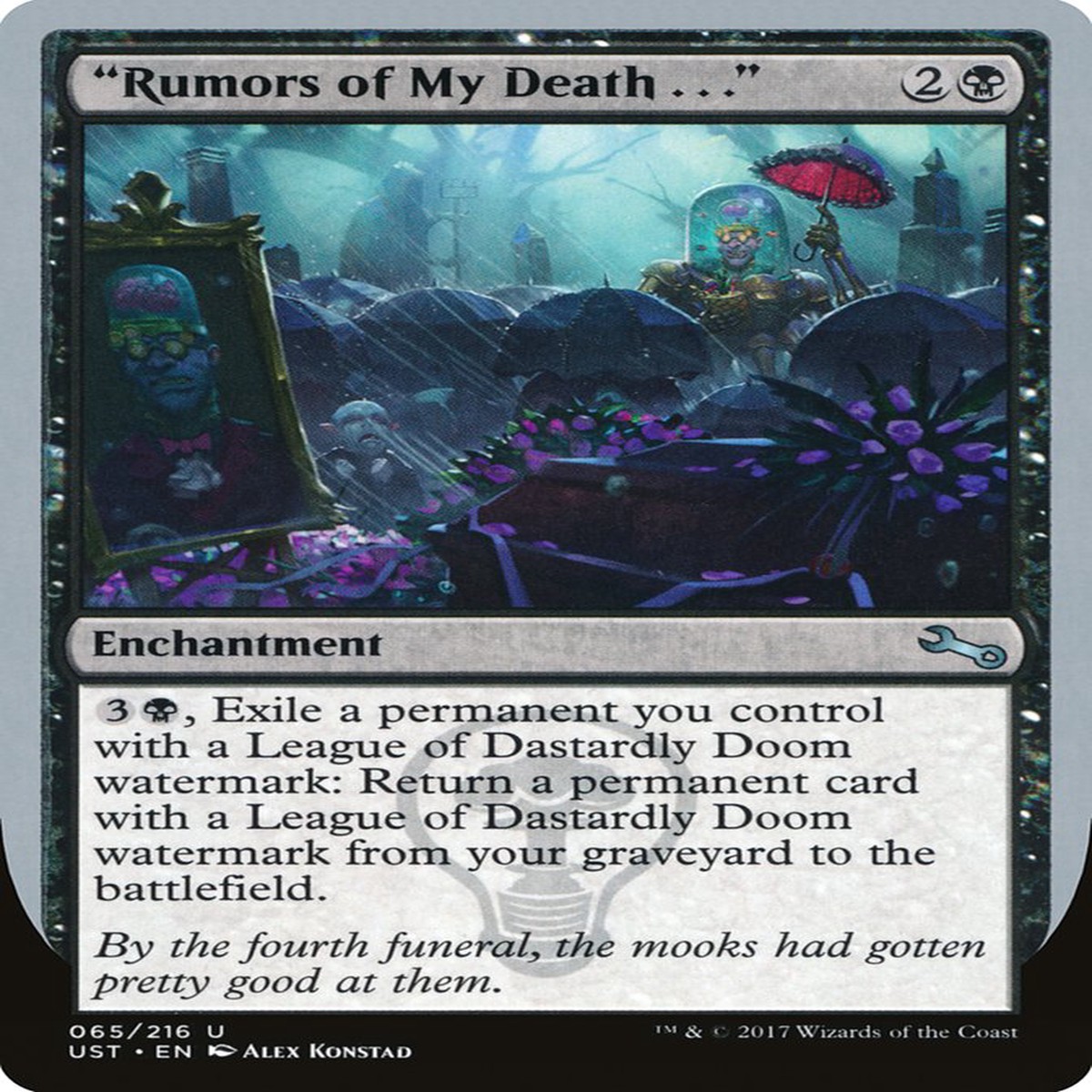 "Rumors of My Death . . ." [Unstable] - NM Foil