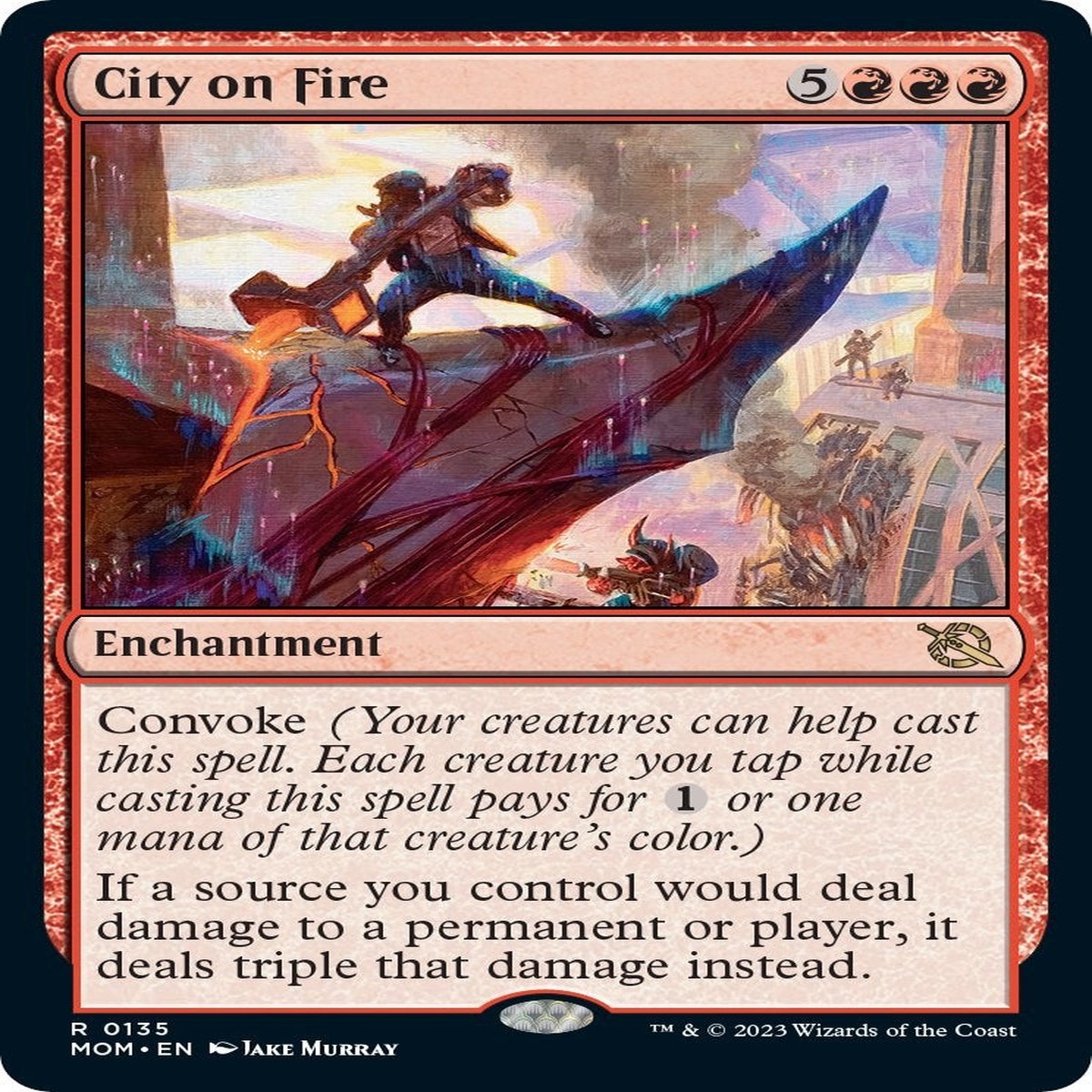 City on Fire [MOM - 135] - Near Mint | English | Normal