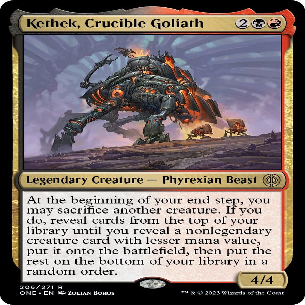 Kethek, Crucible Goliath [ONE - 206] - Near Mint | English | Foil