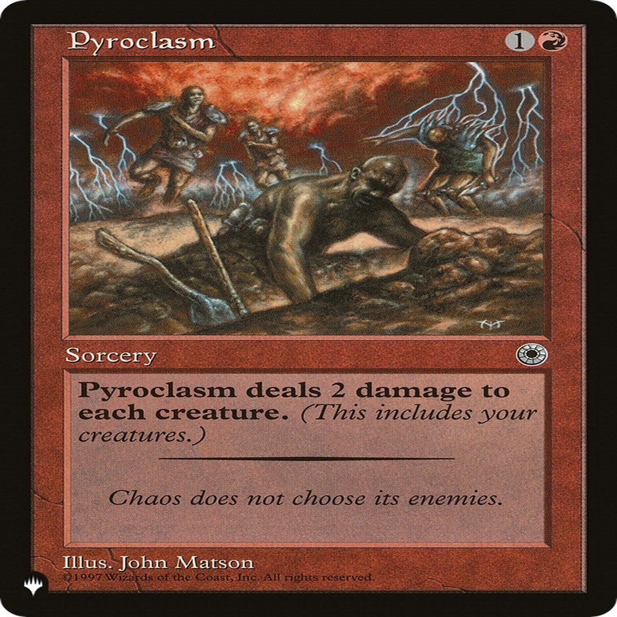 Pyroclasm [LIST - 3] - Moderately Played | English | Normal