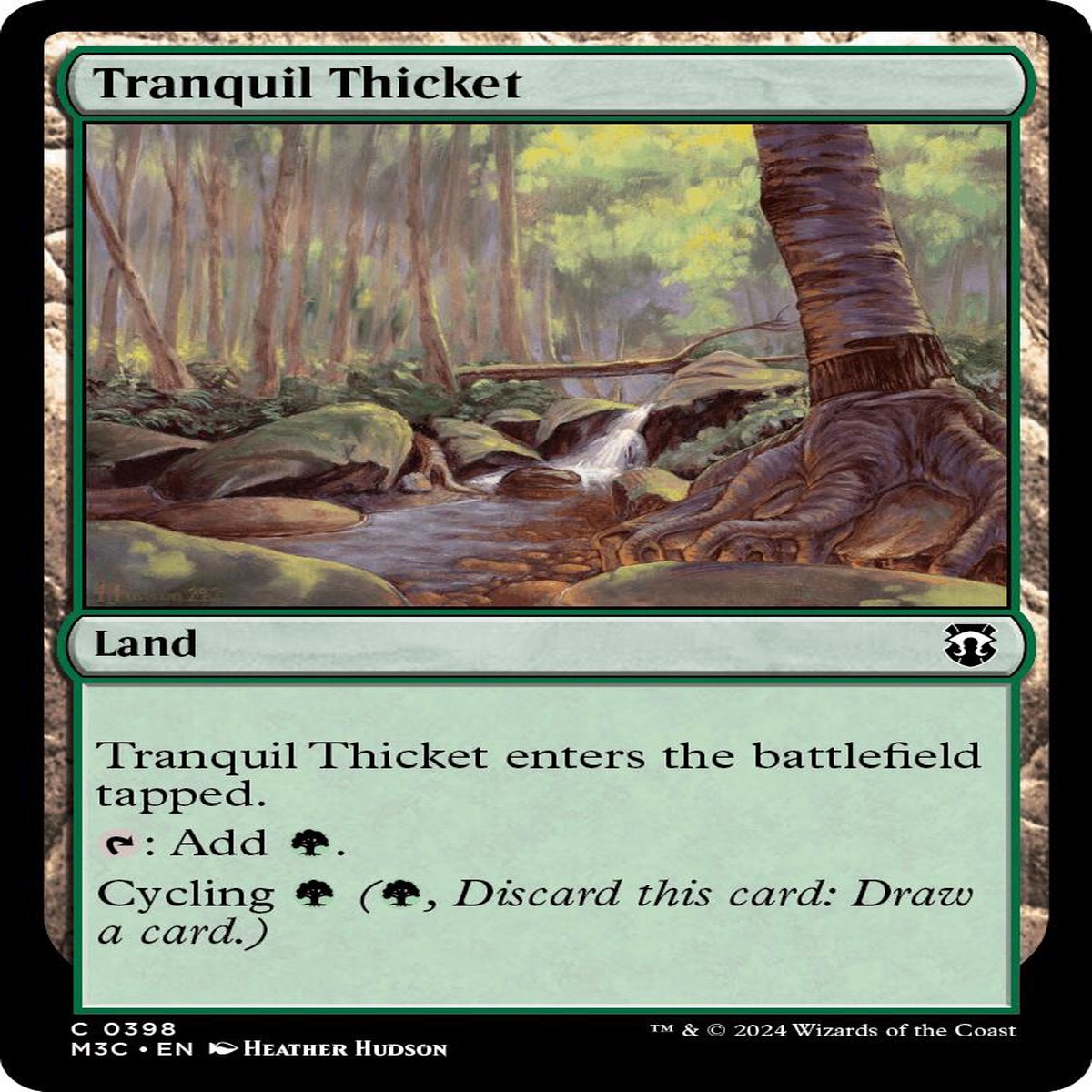Tranquil Thicket [M3C - 398] - Lightly Played | English | Normal