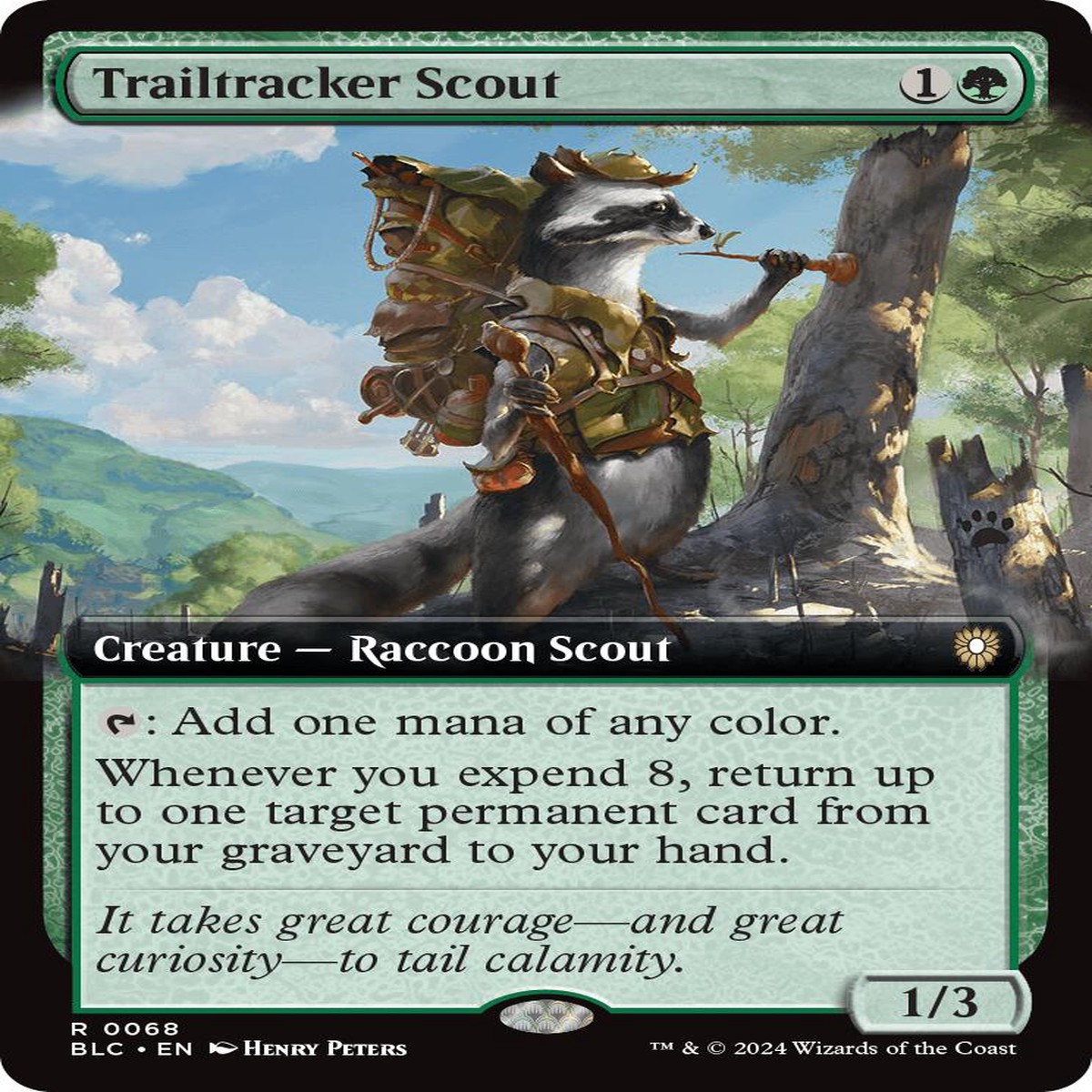 Trailtracker Scout (Extended Art) [BLC - 68] - Near Mint | English | Normal