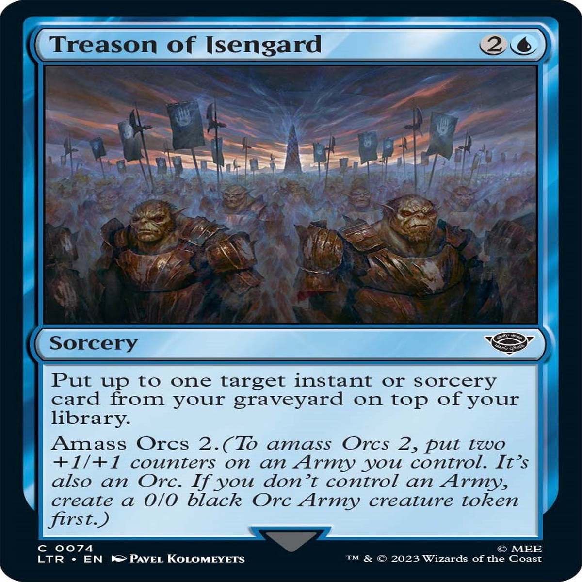 Treason of Isengard [LTR - 74] - Near Mint | English | Normal