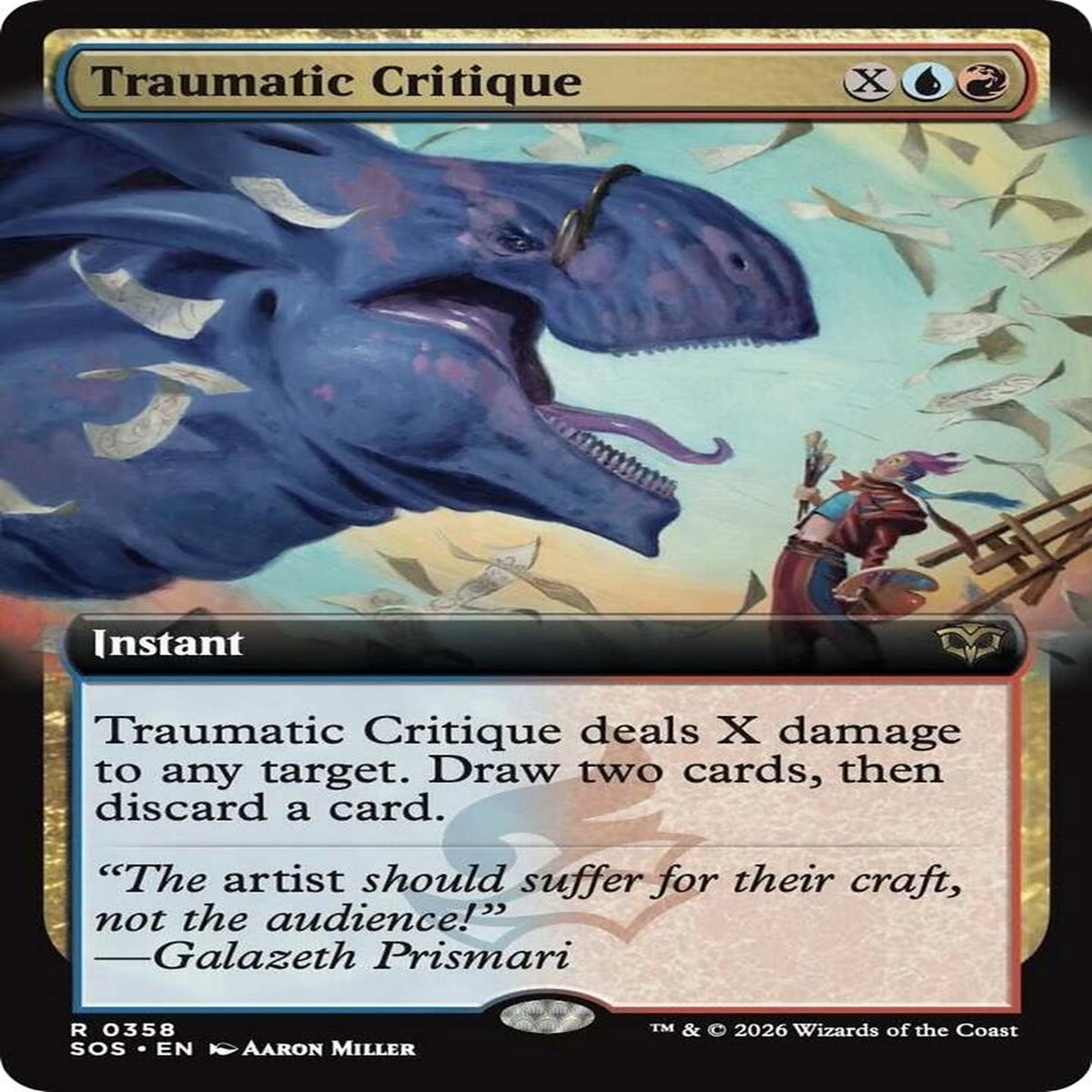 Traumatic Critique (Extended Art) [SOS - 358] - Near Mint | English | Foil