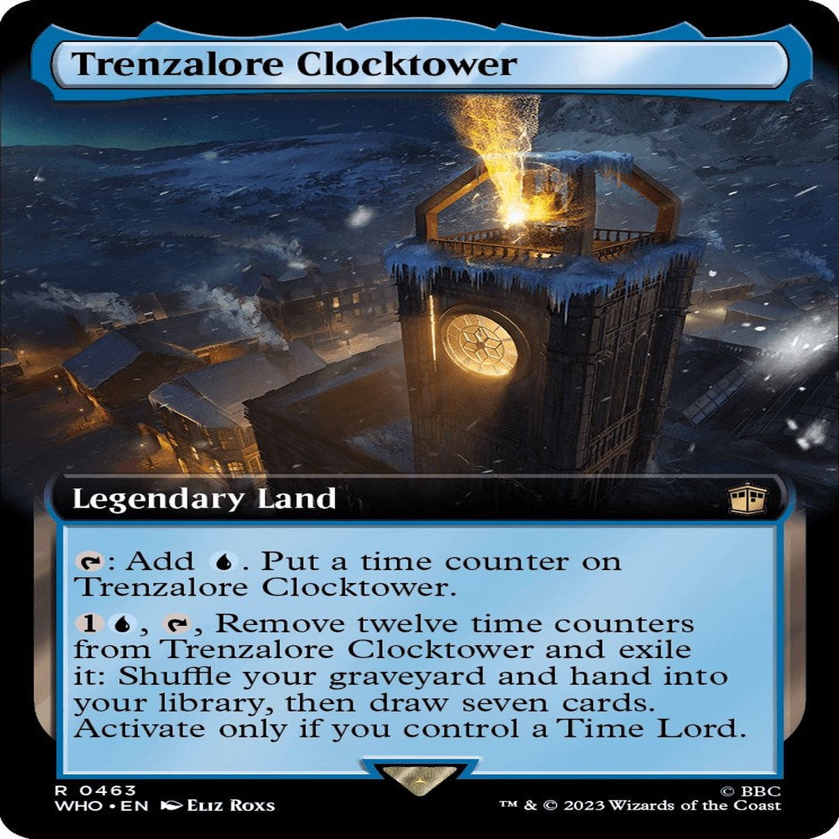 Trenzalore Clocktower (Extended Art) [WHO - 463] - Near Mint | English | Foil