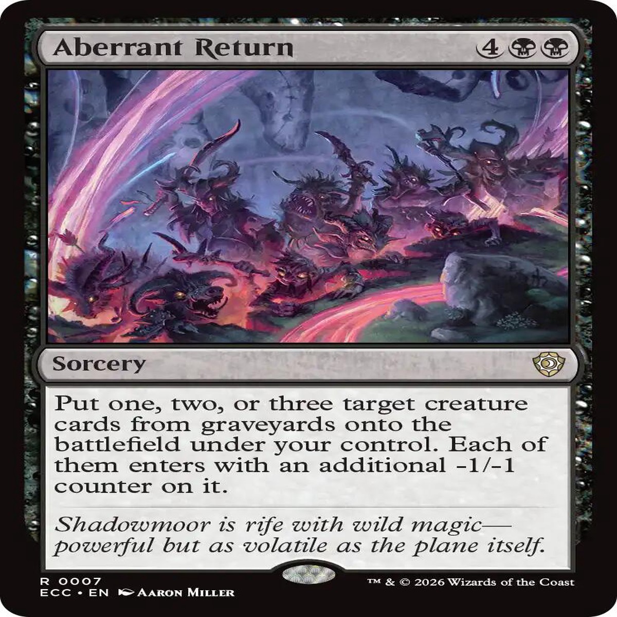 Aberrant Return [ECC - 7] - Lightly Played | English | Normal