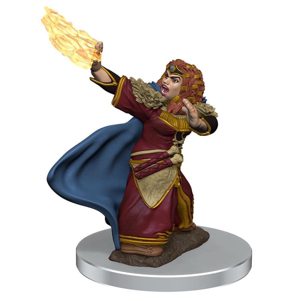 D&D Icons of the Realms Premium Prepainted Miniature Female Dwarf Wizard (93056) - 93056 Prem F Dwarf Wizard W7