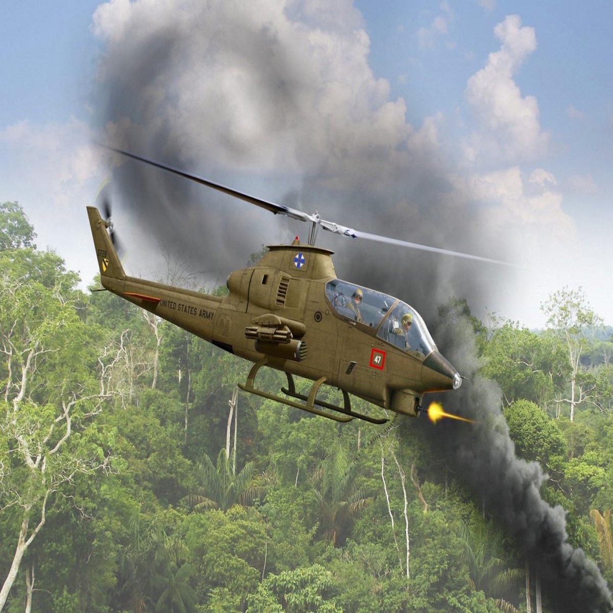 ICM 1:32 AH-1G Cobra (Early Production) U.S. Attack Helicopter - ICM32060