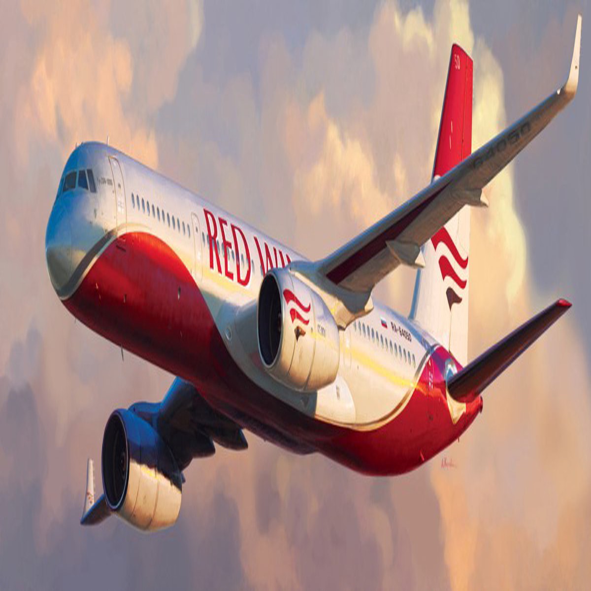 Zvezda 1:144 Tupolev TU - 204-100 - Z7023