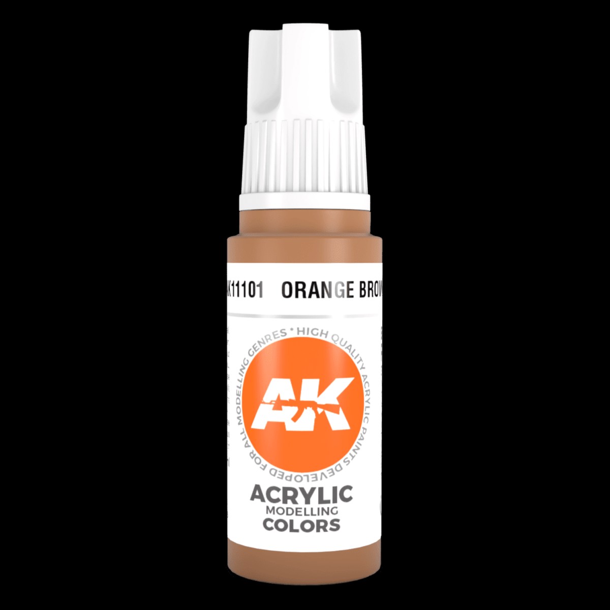 AK Interactive 3rd Gen Acrylic - Orange Brown 17ml (AK11101)