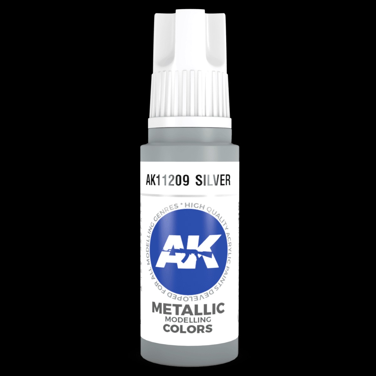AK Interactive 3rd Gen Acrylic - Silver 17ml (AK11209)