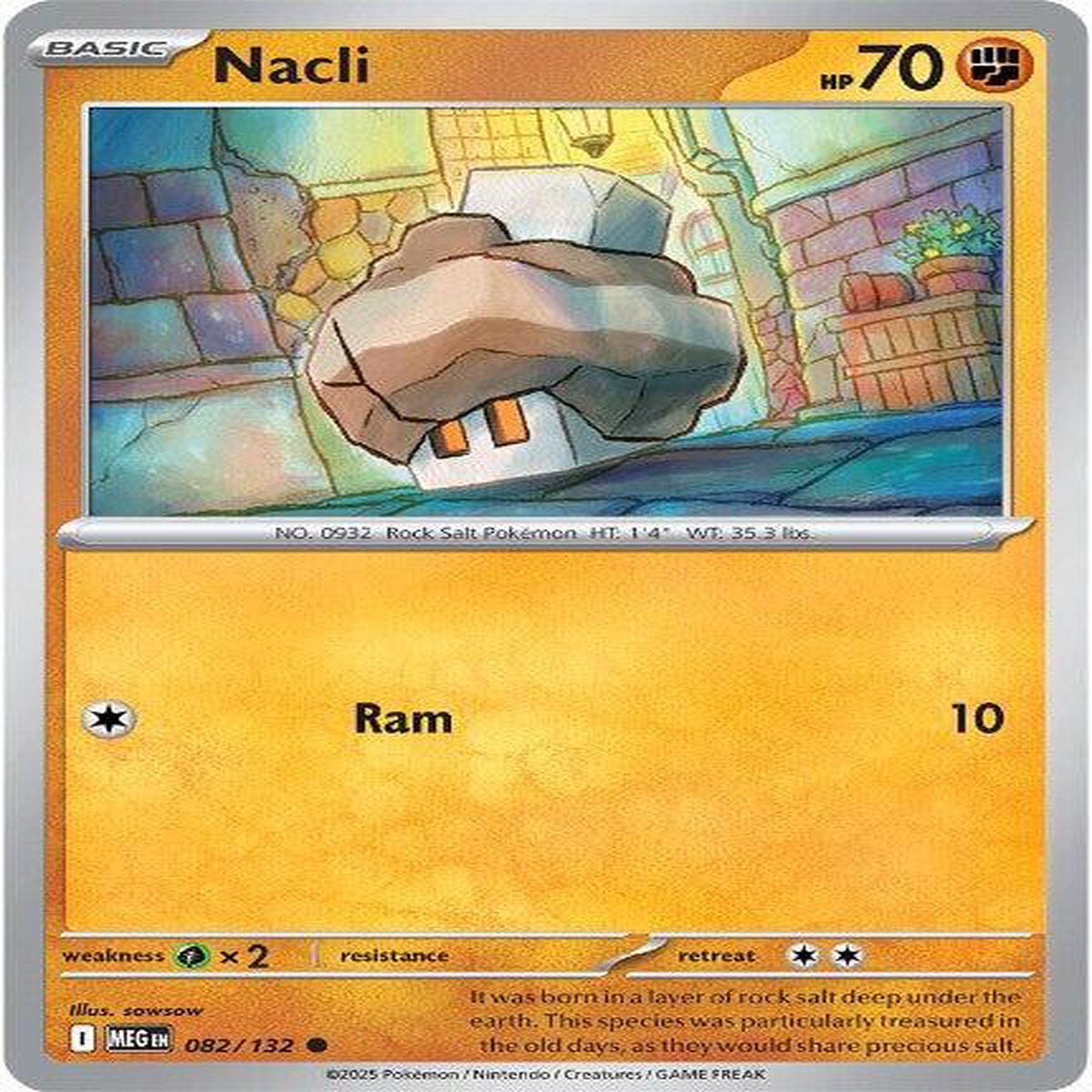 Nacli Normal ME01: Mega Evolution Common 082/132 - Near Mint