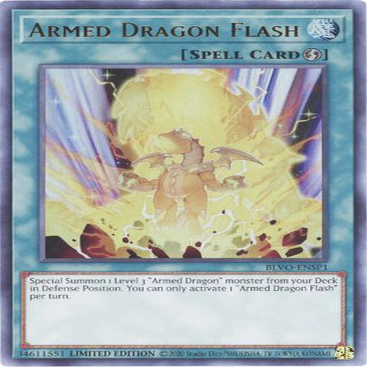 Armed Dragon Flash [BLVO-ENSP1] Ultra Rare - NM Limited