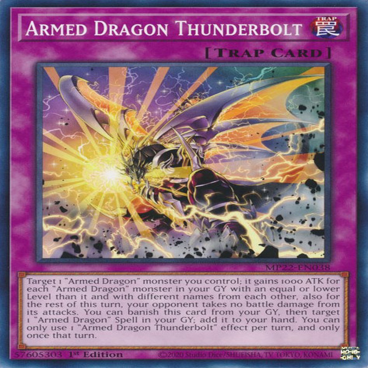 Armed Dragon Thunderbolt [MP22-EN038] Common - NM 1st Edition