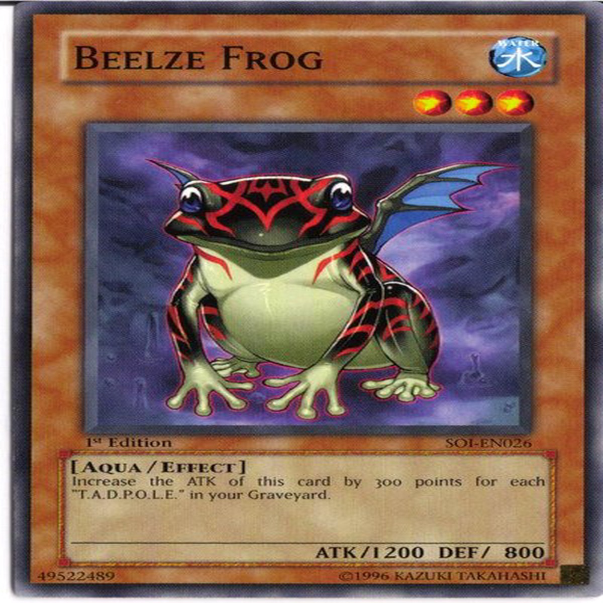 Beelze Frog [SOI-EN026] Common - NM 1st Edition