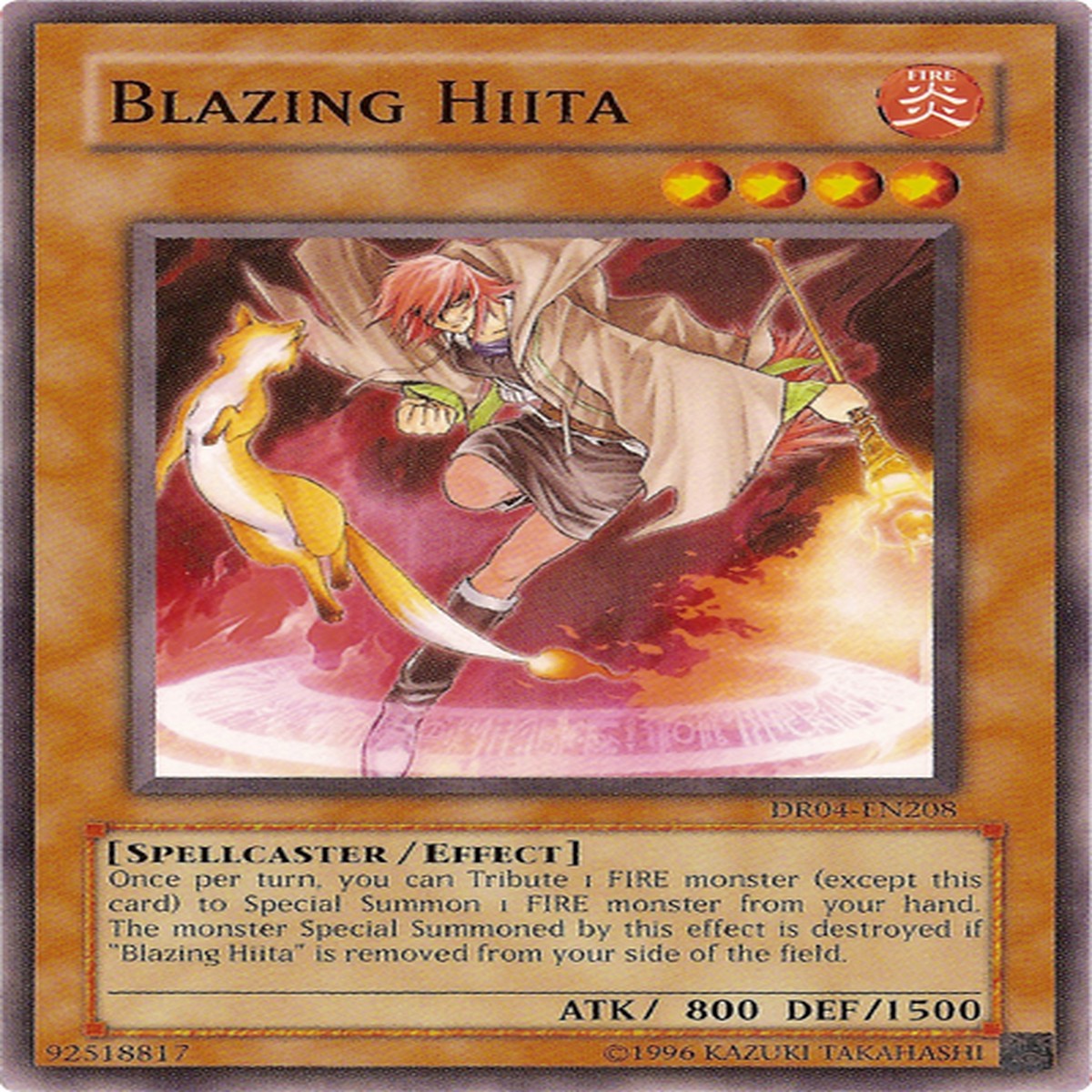 Blazing Hiita [DR04-EN208] Common - NM Unlimited