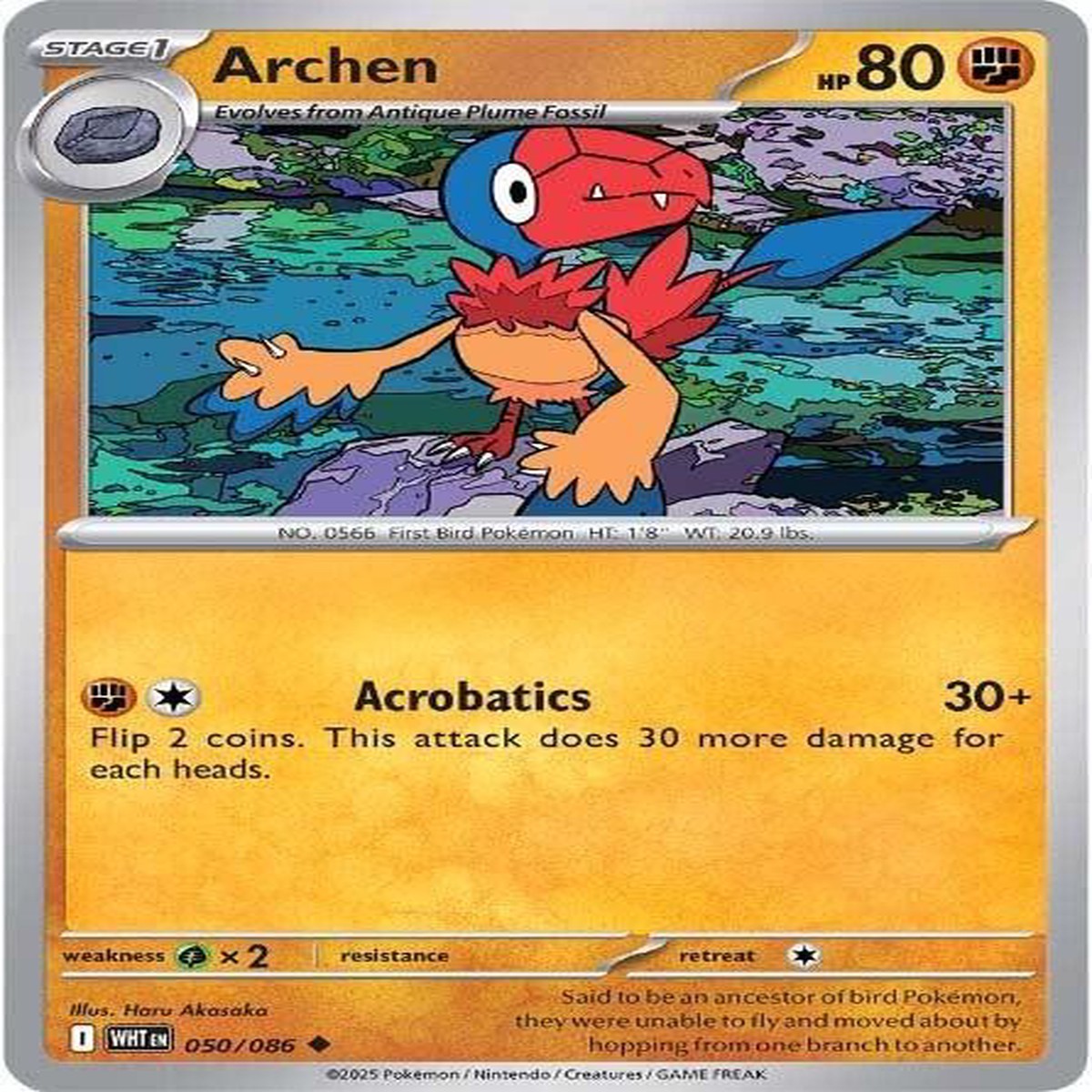 Archen Normal SV: White Flare Uncommon 050/086 - Near Mint