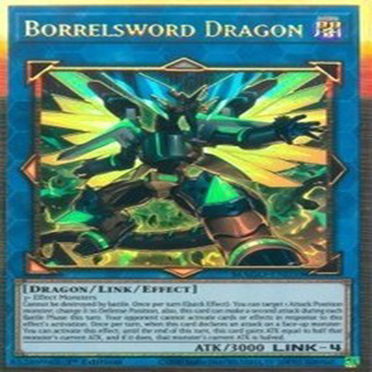 Borrelsword Dragon (Alternate Art) [MAGO-EN039] Gold Rare - NM 1st Edition