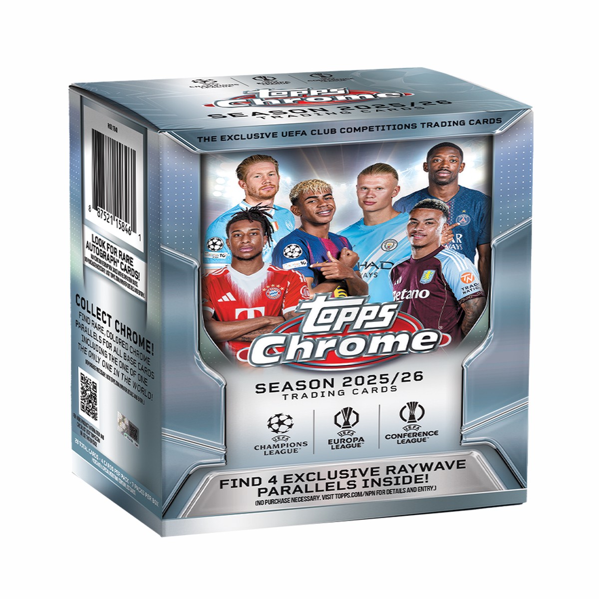 2025-26 Topps Chrome UEFA Club Competitions Value Blaster Box