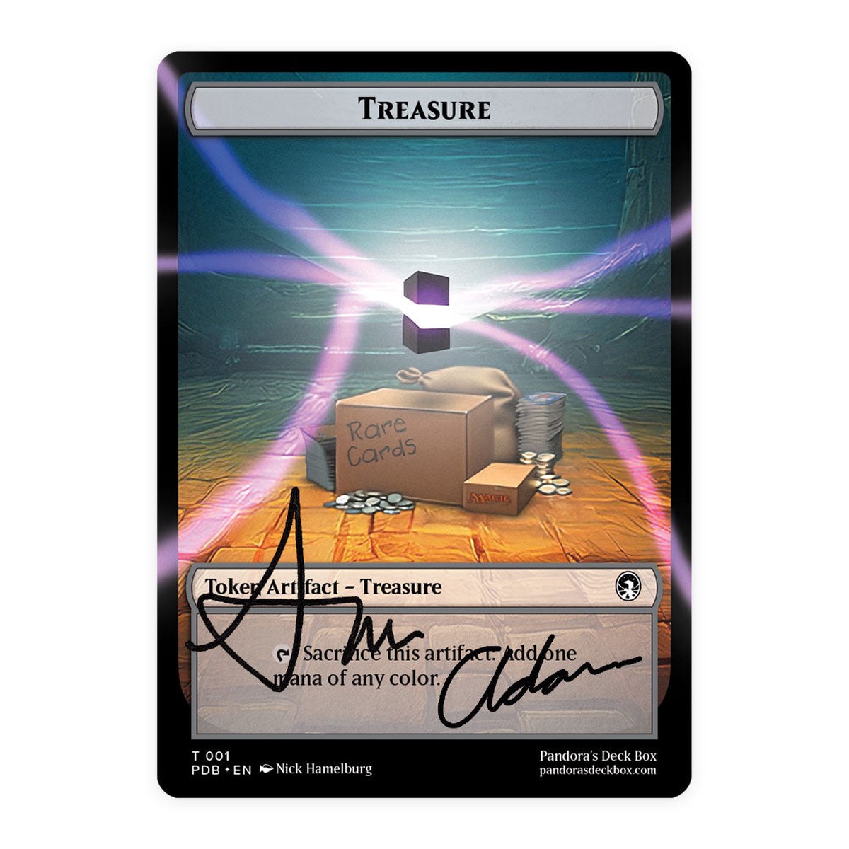 Signed Pandora's Treasure Token + Store Credit - Black