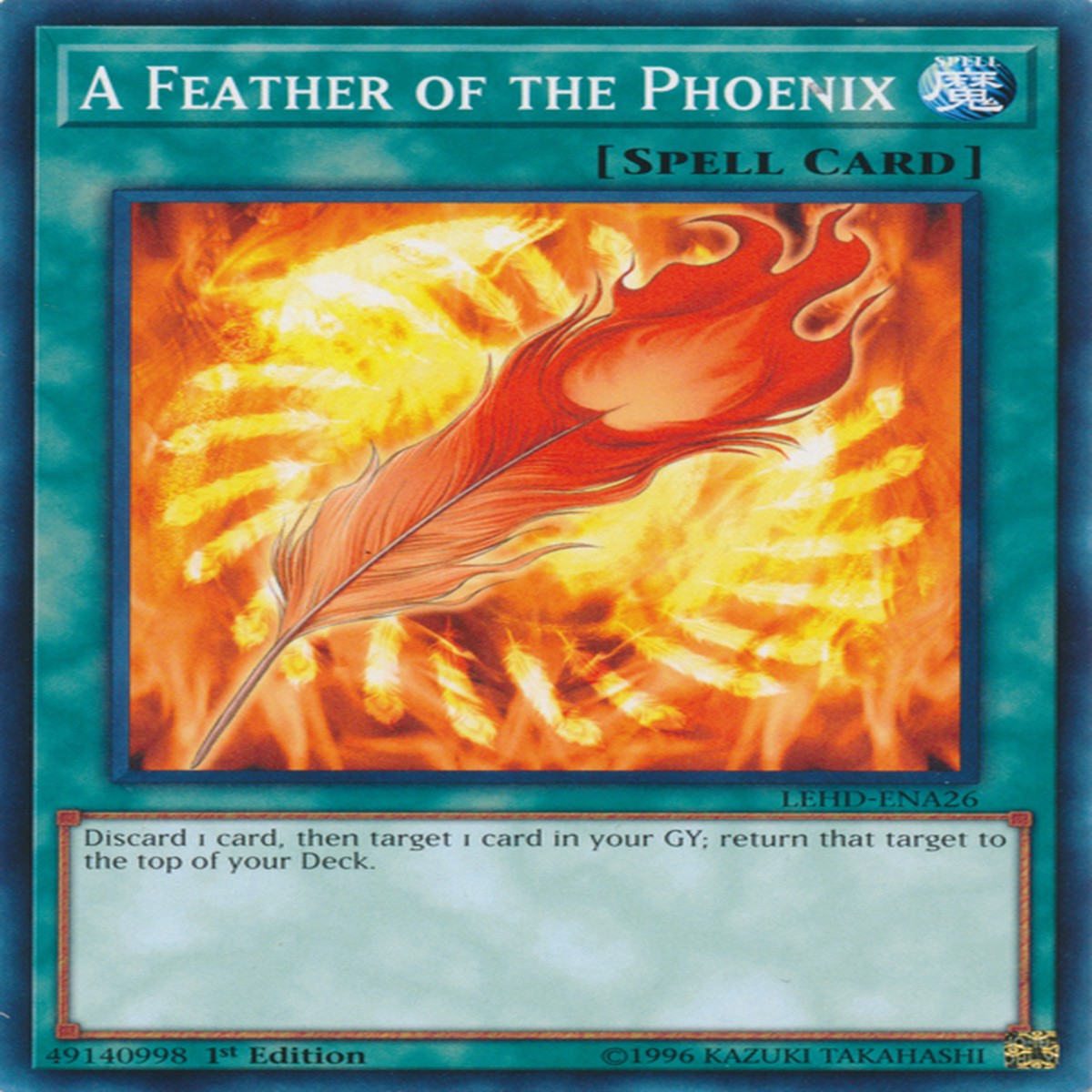 A Feather of the Phoenix [LEHD-ENA26] Common - NM 1st Edition